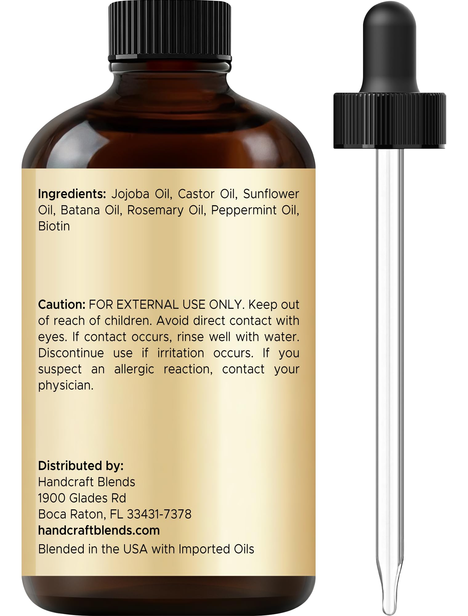 Aplicación del aceite Handcraft Blends en manos sobre cabello húmedo, controla frizz