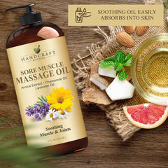 Handcraft Blends etiqueta legible con ingredientes y beneficios