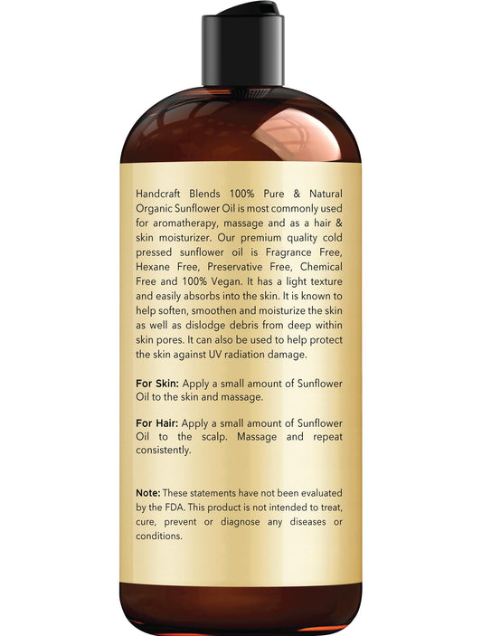 Gotas y textura del aceite Handcraft Blends resaltando absorción ligera y natural