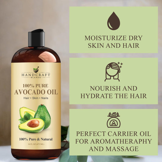 Handcraft Blends textura aceitosa en gota destacando pureza y absorción
