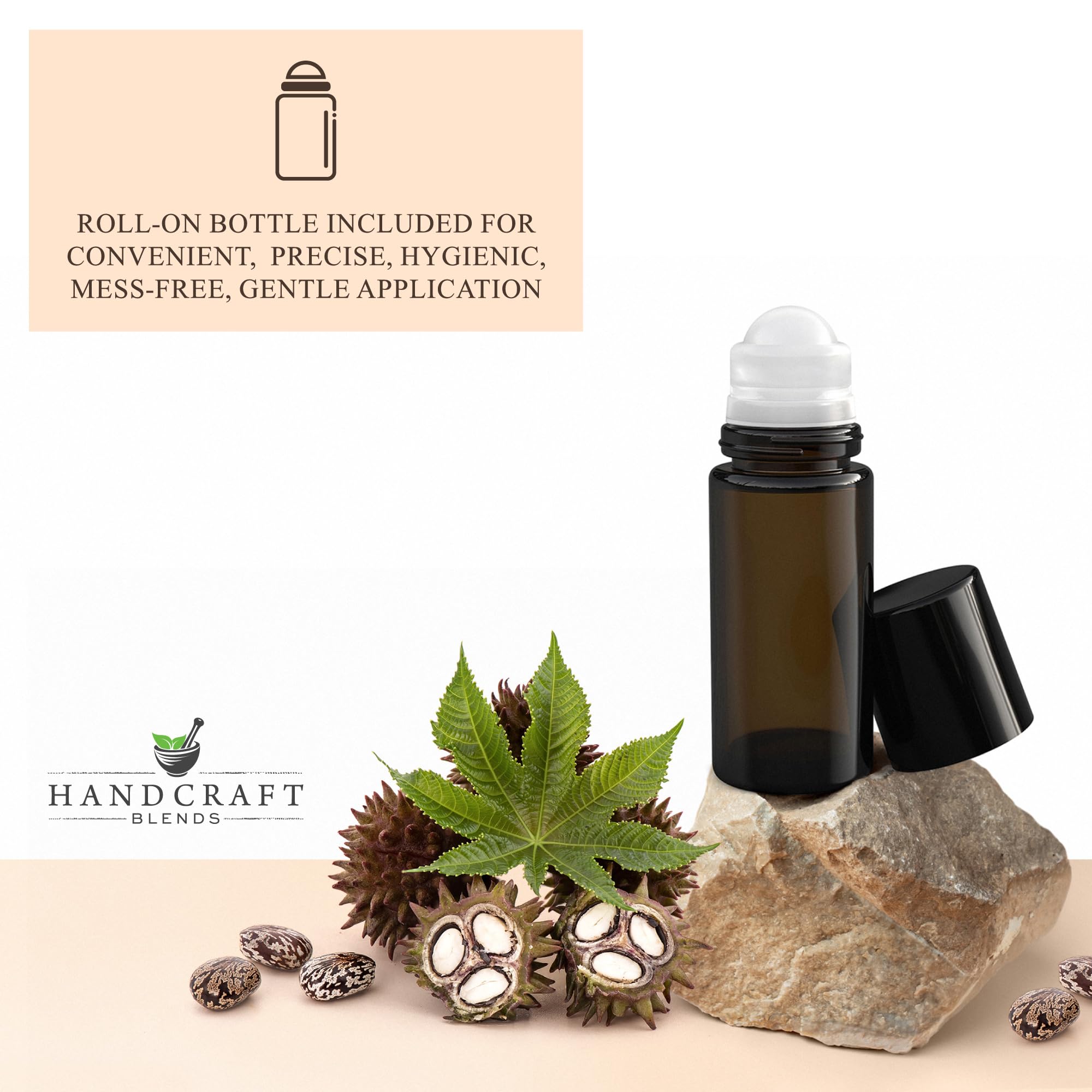 Handcraft Blends aplicación en cejas con roll-on para trazos controlados