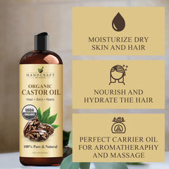 Handcraft Blends aplicando aceite en cabello para hidratación intensa