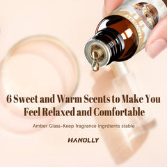 Hanolly gota de aceite concentrado destacando pureza y potencia