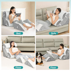 Hansleep almohada lumbar ajustada que estabiliza la postura al sentarse