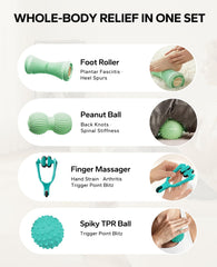HAPBEAR primer plano de la textura del rodillo para mejor agarre y estimulación plantar
