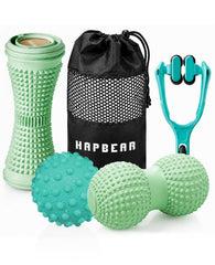 HAPBEAR empaque frontal mostrando las cuatro herramientas y la bolsa para almacenamiento
