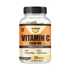 Happi Mi Nutrition frente del envase mostrando botella y marca, claridad informativa