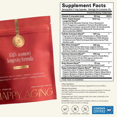 Happy Aging cápsulas en mano que facilitan dosificación y uso diario