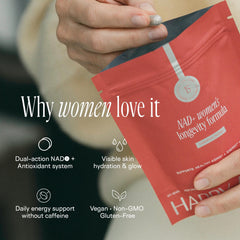 Happy Aging envase abierto con cápsulas para visualización de contenido