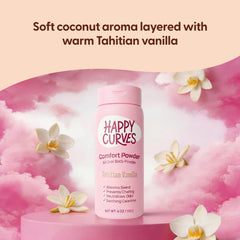 happy curves etiqueta con lista de ingredientes claros y limpios