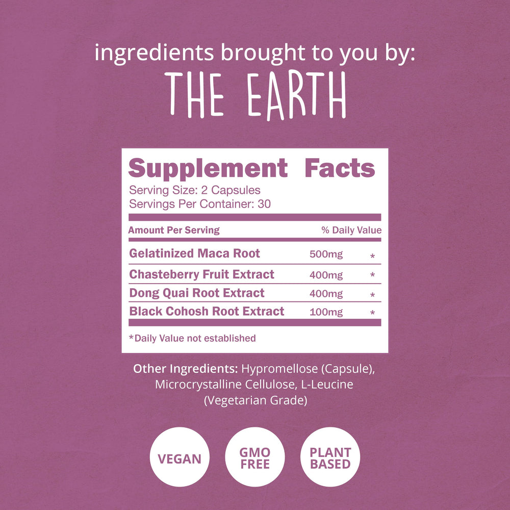 Happy Healthy Hippie etiqueta nutricional en primer plano mostrando lista completa de ingredientes