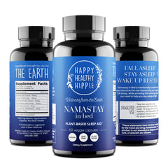 Happy Healthy Hippie ingredientes naturales: manzanilla, magnolia, valeriana