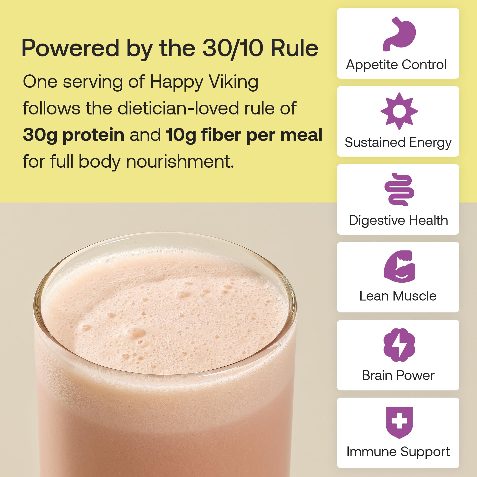 Happy Viking frasco en mano para comparar tamaño y cantidad útil