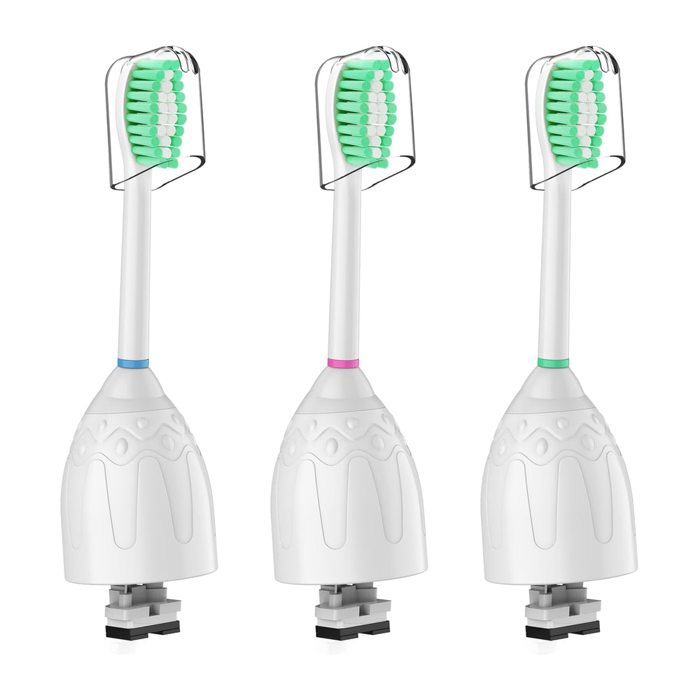 HAPPYMOMO vista frontal del pack de 3 cabezales, compatibilidad clara
