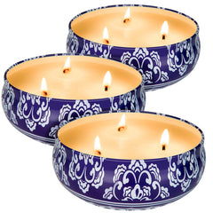 Hausware vela citronela pack frontal mostrando latas oscuras y estética elegante