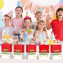 Hauwellter bolsa en mesa de fiesta mostrando integración con decoración