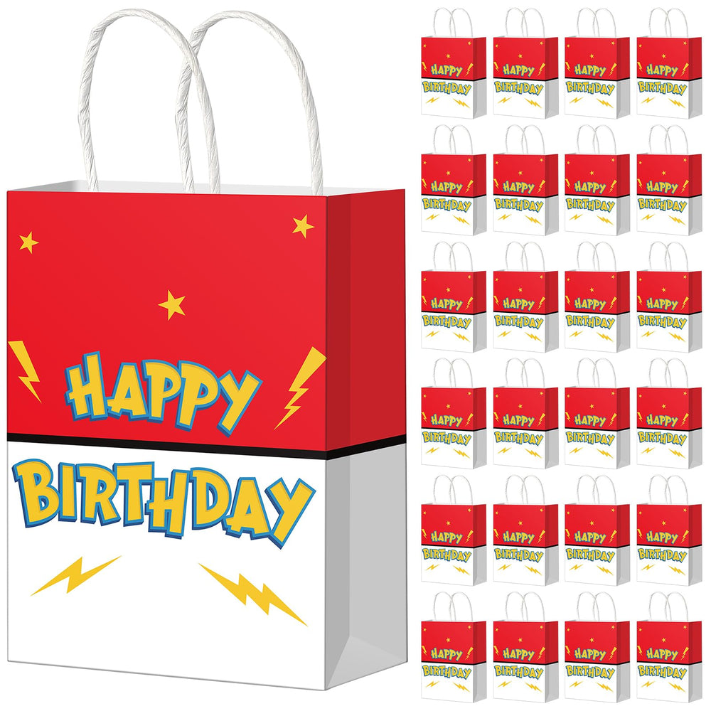 Hauwellter bolsa frontal con diseño "Happy Birthday" muestra presentación festiva