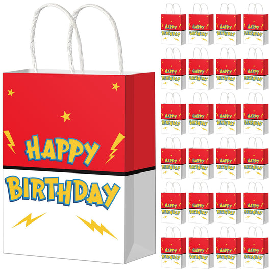 Hauwellter bolsa frontal con diseño "Happy Birthday" muestra presentación festiva