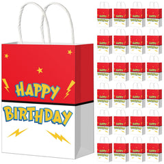 Hauwellter bolsa frontal con diseño "Happy Birthday" muestra presentación festiva