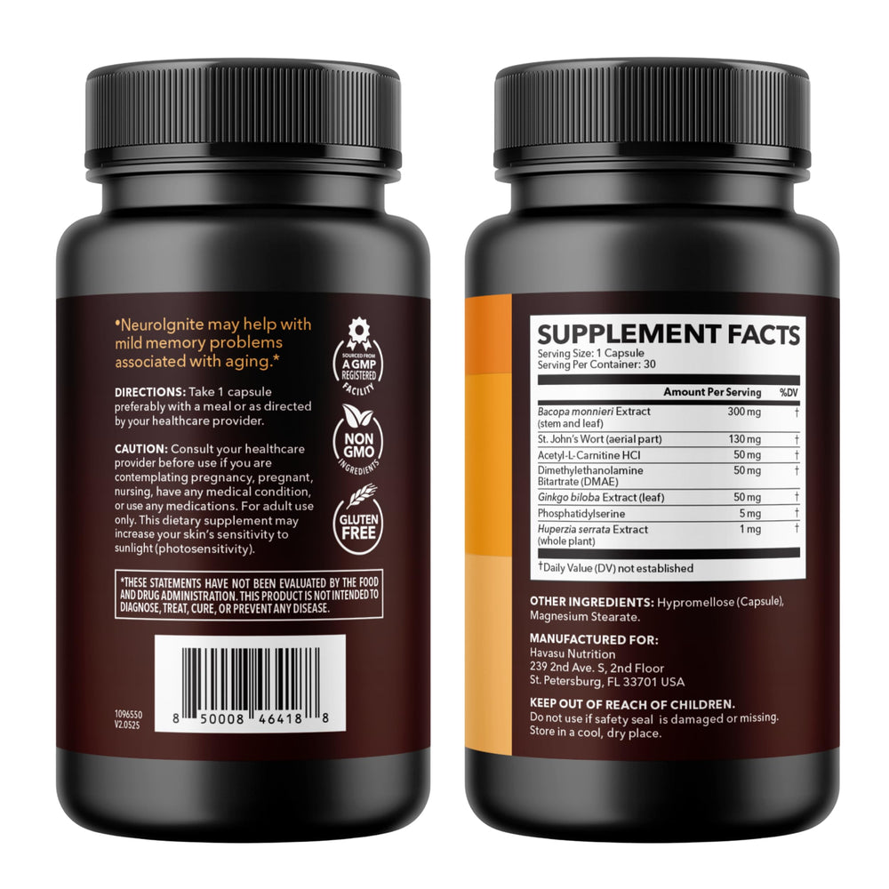 HAVASU NUTRITION escena lifestyle con lectura que sugiere claridad mental