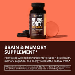HAVASU NUTRITION ingredientes botánicos ginkgo y bacopa para memoria