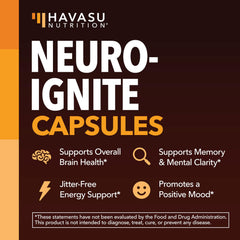 HAVASU NUTRITION primer plano de cápsula que resalta textura y calidad