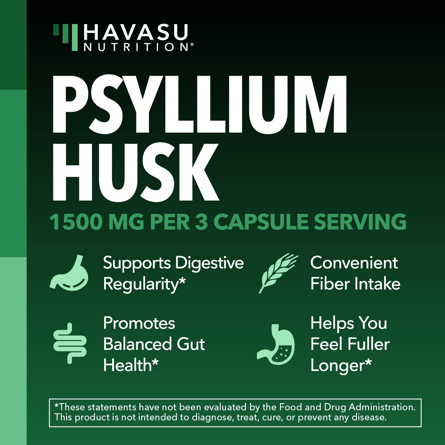 HAVASU NUTRITION detalle de cápsula que muestra calidad y textura limpia