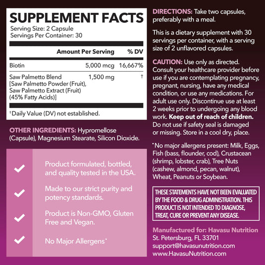 HAVASU NUTRITION cápsula abierta detalle, muestra pureza y fácil absorción