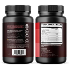 Comparación de tamaño HAVASU NUTRITION junto a objetos cotidianos para referencia