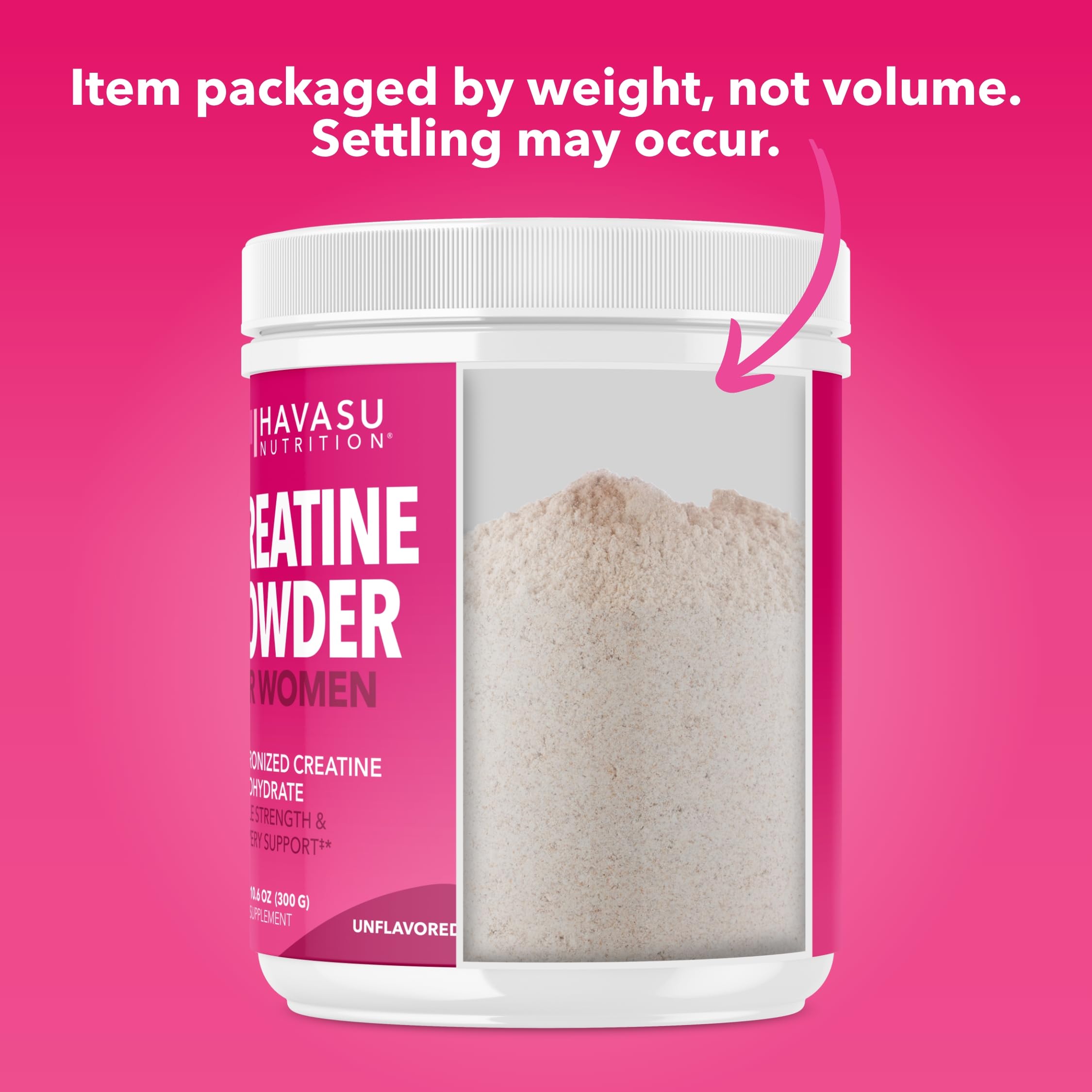 HAVASU NUTRITION Creatine for Women energy support during workouts.