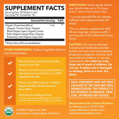 HAVASU NUTRITION gotero dosificando gotas fáciles y precisas