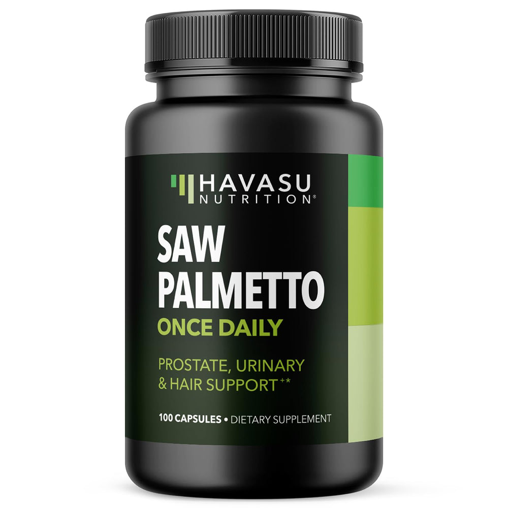 HAVASU NUTRITION envase frontal mostrando suplemento prostático y confianza