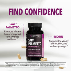 HAVASU NUTRITION mujer tomando cápsula en su rutina matutina para cabello