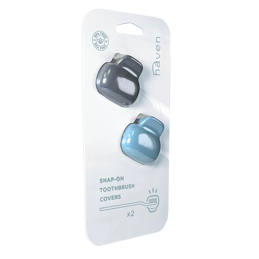 Haven funda junto a una regla para comparar tamaño compacto y portátil