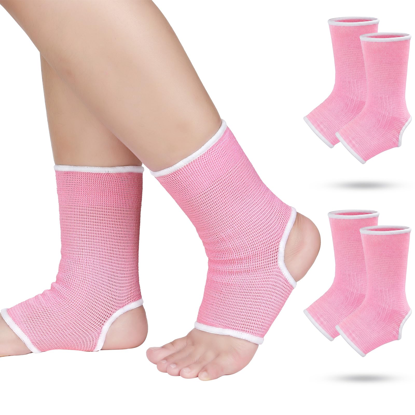 Haysandy vista frontal del empaque rosa con 2 pares, presenta claridad y facilidad de uso