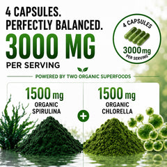 HCL HERBAL CODE LABS etiqueta con lista de ingredientes y certificaciones