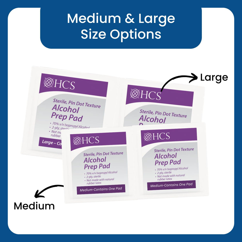 HCS MEDICAL SOLUTIONS caja de 400 unidades apilada, conveniente para alto consumo