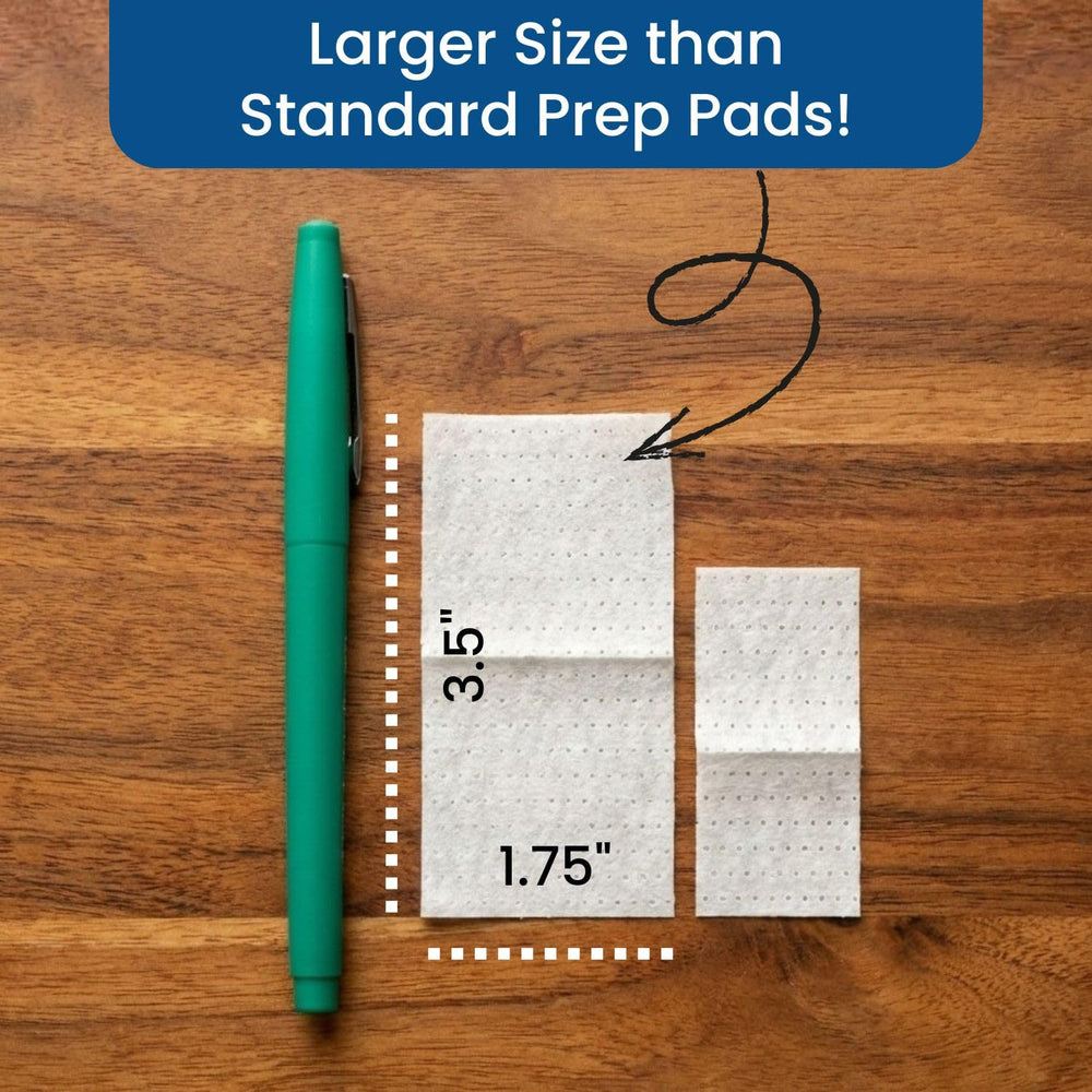 HCS toallita desplegada con textura punteada, mejora retención y limpieza