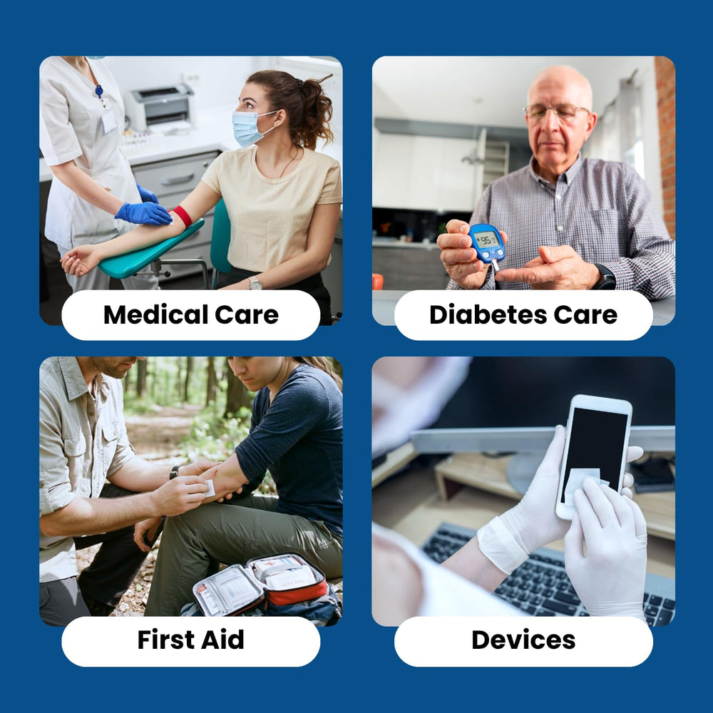 HCS MEDICAL SOLUTIONS uso en preparación de piel antes de inyección, limpieza segura