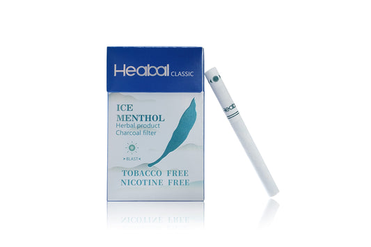 Heabal paquete frontal Ice Menthol mostrando 20 unidades y apariencia limpia