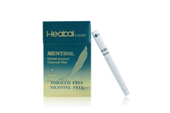 Heabal paquete frontal mentol con diseño claro y visibilidad del contenido, conveniencia portátil