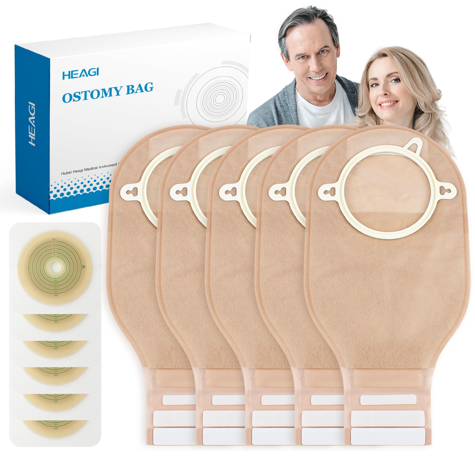 Heagimed empaque frontal mostrando cantidad y tipo, fácil identificación