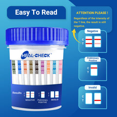 HEAL-CHECK comparación de tamaño en mano para referencia de escala