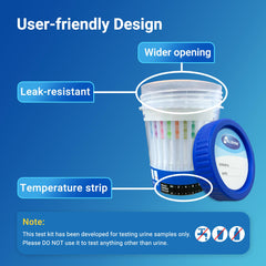 HEAL-CHECK seis copas empaquetadas individualmente para higiene