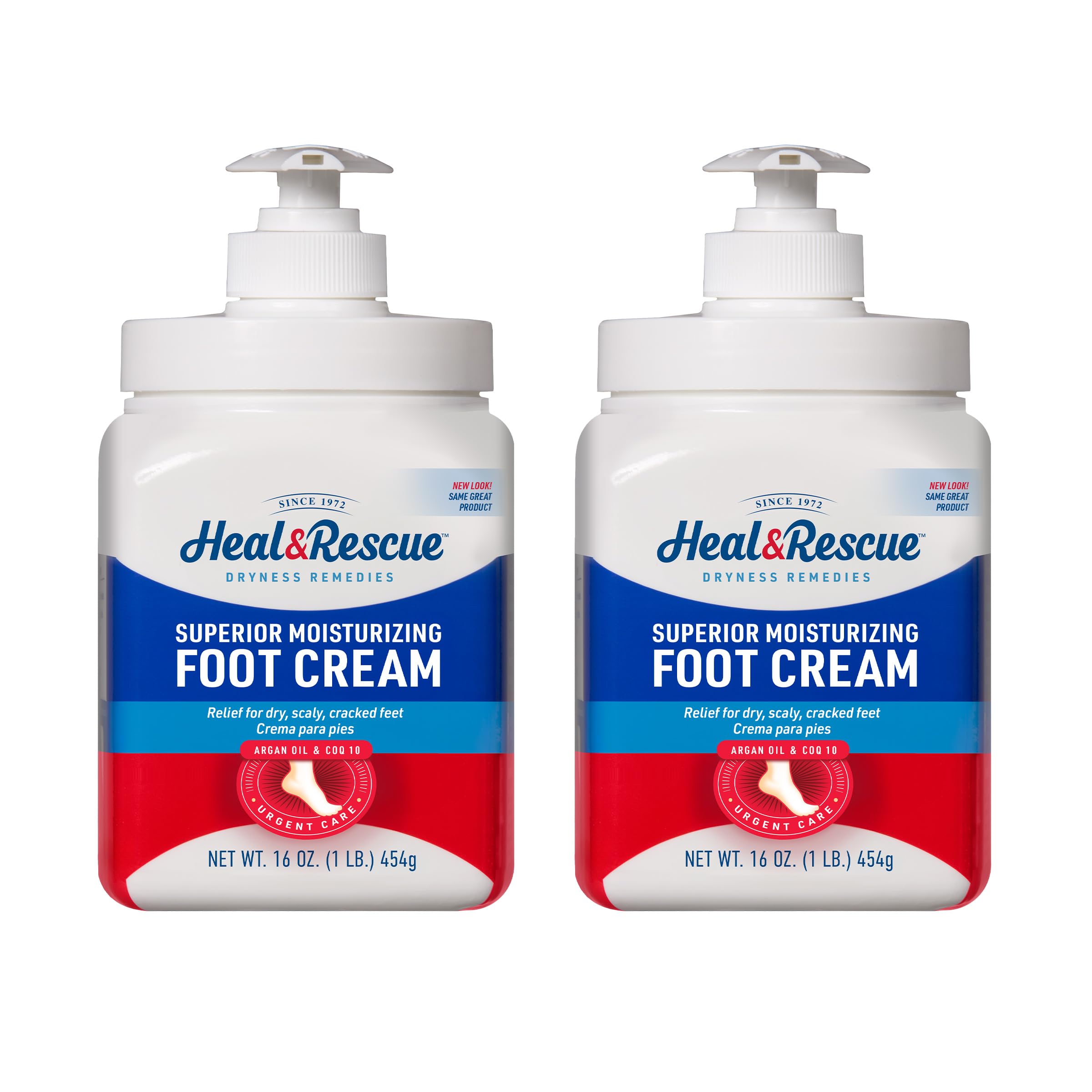 Heal&Rescue envase frontal de 16 oz mostrando etiqueta clara y beneficio hidratante