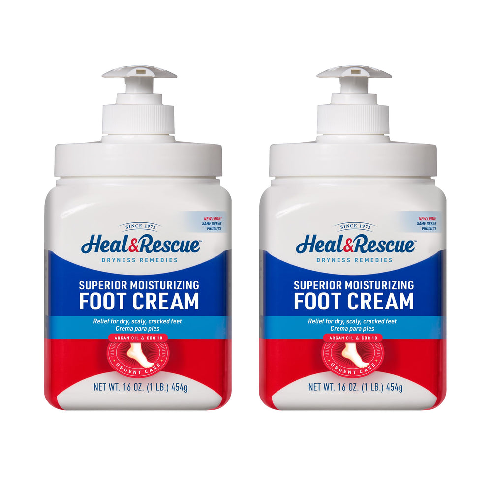 Heal&Rescue envase frontal de 16 oz mostrando etiqueta clara y beneficio hidratante
