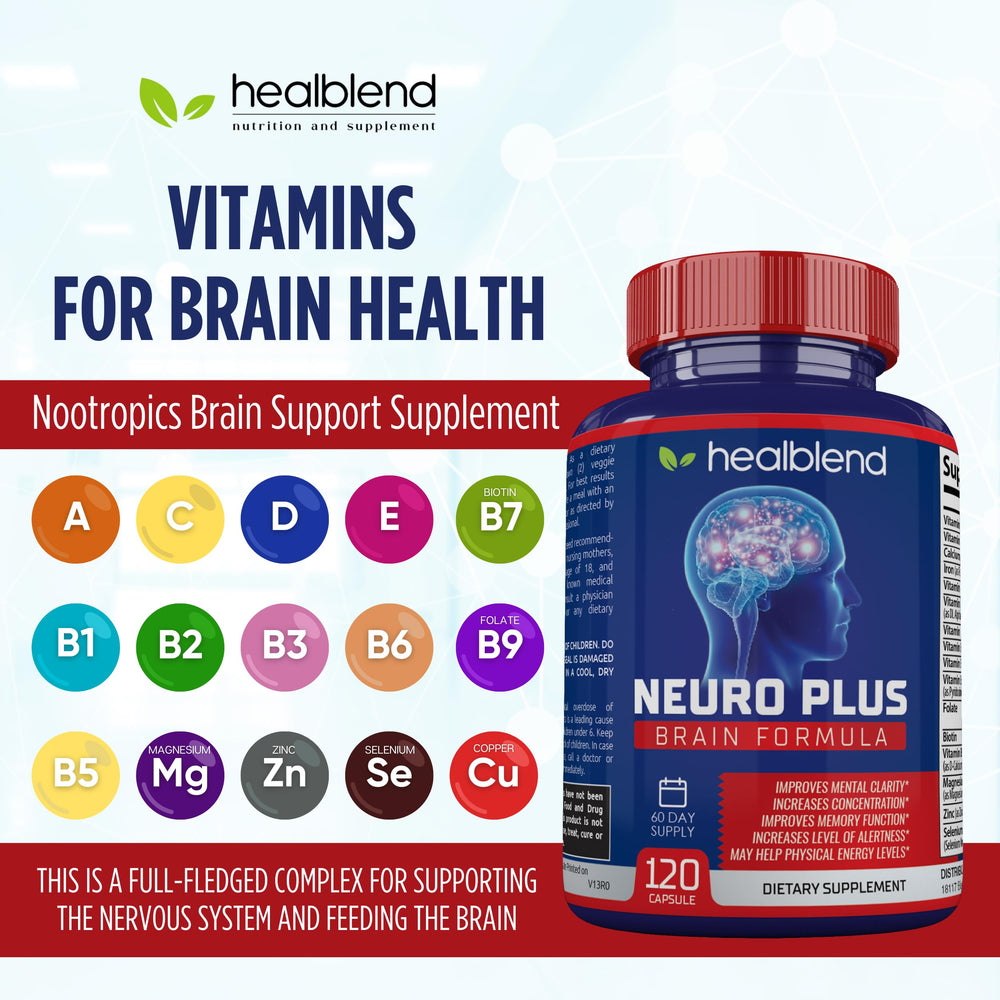 healblend Neuro Plus detalle de la cápsula resaltando pureza