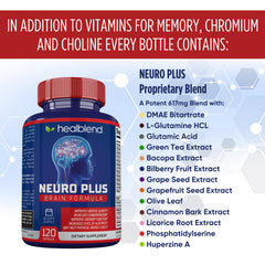 healblend Neuro Plus uso en estudiante mejorando concentración