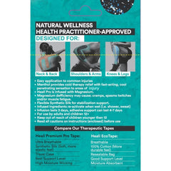 Heali cinta PRO diseño azul salpicado, aspecto profesional y visible