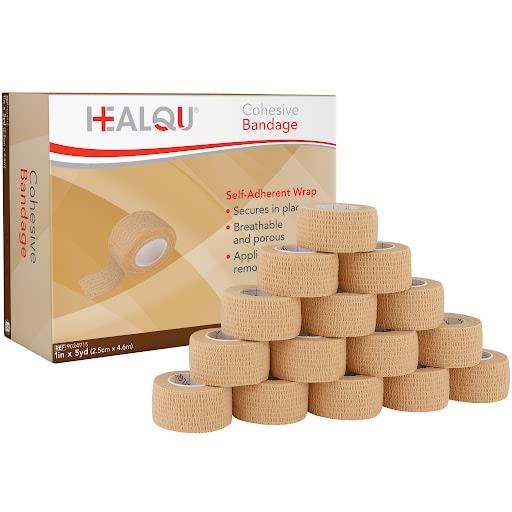 Healqu envase frontal mostrando caja de 12 rollos y beneficios visibles